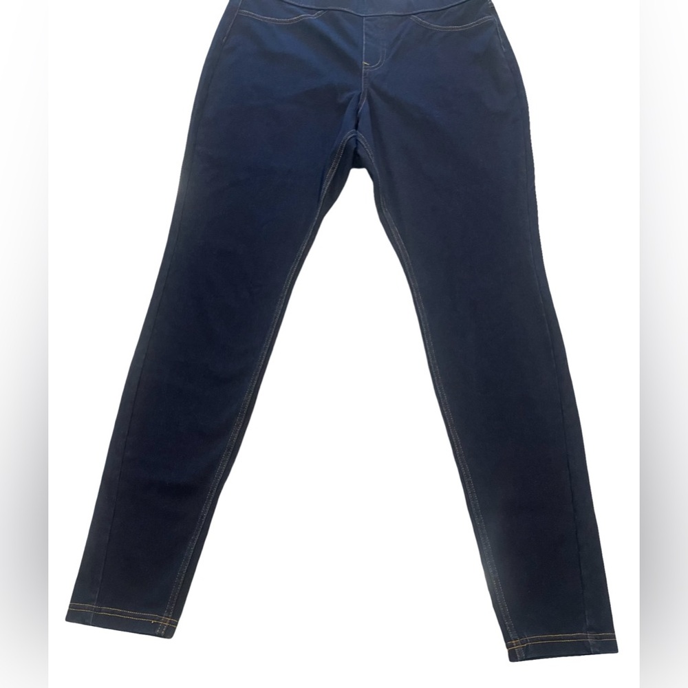 HUE 🦋Dark Blue Jeggings for Women 💙💙💙NWT💙💙 size Large - Picture 5 of 12